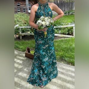 Green Prom Dress size 6